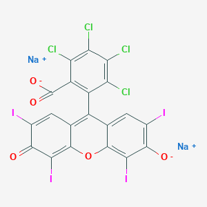 molecular formula C20H2Cl4I4Na2O5 B541820 Rose Bengal CAS No. 632-69-9