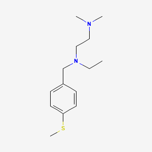 molecular formula C14H24N2S B5418275 N-ethyl-N',N'-dimethyl-N-[4-(methylthio)benzyl]-1,2-ethanediamine 