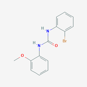 molecular formula C14H13BrN2O2 B5418365 N-(2-bromophenyl)-N'-(2-methoxyphenyl)urea 