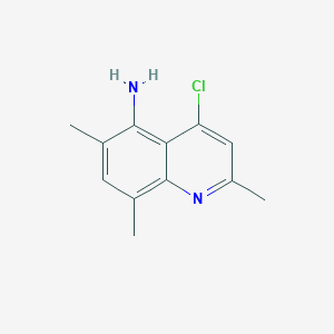 molecular formula C12H13ClN2 B5418604 4-chloro-2,6,8-trimethylquinolin-5-amine 