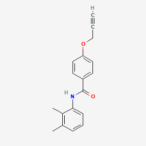 molecular formula C18H17NO2 B5418778 N-(2,3-dimethylphenyl)-4-(2-propyn-1-yloxy)benzamide 