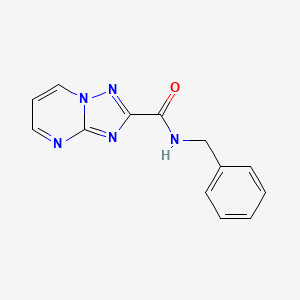 molecular formula C13H11N5O B5418943 N~2~-BENZYL[1,2,4]TRIAZOLO[1,5-A]PYRIMIDINE-2-CARBOXAMIDE 
