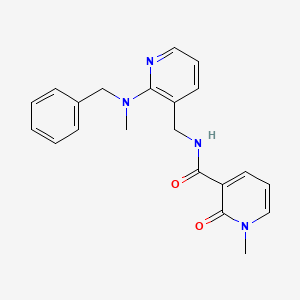 molecular formula C21H22N4O2 B5418949 N-({2-[benzyl(methyl)amino]pyridin-3-yl}methyl)-1-methyl-2-oxo-1,2-dihydropyridine-3-carboxamide 
