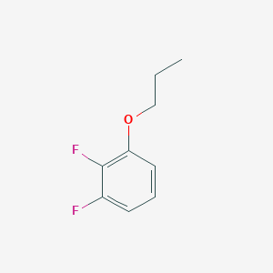molecular formula C9H10F2O B054192 1,2-Difluoro-3-propoxybenzene CAS No. 124728-93-4