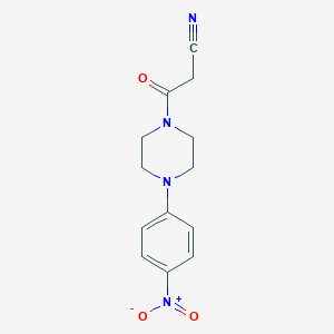 3-[4-(4-Nitrophenyl)piperazin-1-yl]-3-oxopropanenitrile
