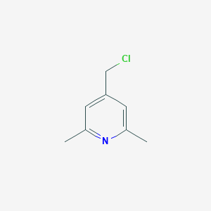 molecular formula C8H10ClN B054199 4-(Chloromethyl)-2,6-dimethylpyridine CAS No. 120739-87-9