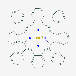 molecular formula C60H36N4Pd B054201 Pd(II) meso-tetraphenyl tetrabenzoporphine CAS No. 119654-64-7