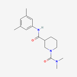 molecular formula C17H25N3O2 B5420170 N~3~-(3,5-dimethylphenyl)-N~1~,N~1~-dimethylpiperidine-1,3-dicarboxamide CAS No. 1158316-01-8