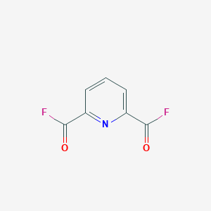 molecular formula C7H3F2NO2 B054202 Pyridine-2,6-dicarbonyl difluoride CAS No. 114085-28-8