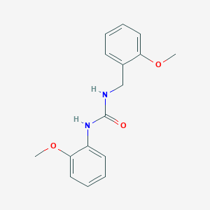 molecular formula C16H18N2O3 B5421040 N-(2-methoxybenzyl)-N'-(2-methoxyphenyl)urea 