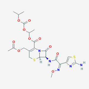 molecular formula C22H27N5O10S2 B054213 Cefotaxime Proxetil CAS No. 217803-89-9