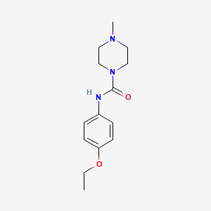 molecular formula C14H21N3O2 B5421352 N-(4-ethoxyphenyl)-4-methylpiperazine-1-carboxamide 
