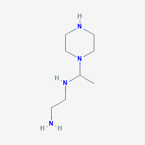 n-[1-(Piperazin-1-yl)ethyl]ethane-1,2-diamine