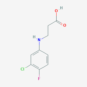 3-(3-Chloro-4-fluorophenylamino)propionic acid