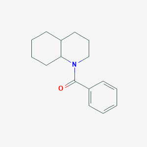 molecular formula C16H21NO B5423182 1-benzoyldecahydroquinoline 
