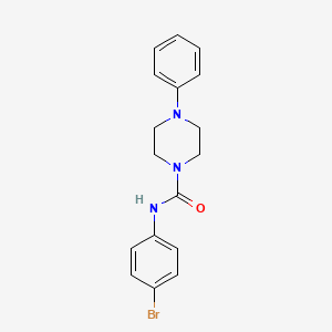 molecular formula C17H18BrN3O B5423864 N-(4-bromophenyl)-4-phenylpiperazine-1-carboxamide 
