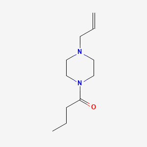 molecular formula C11H20N2O B5423915 1-allyl-4-butyrylpiperazine 