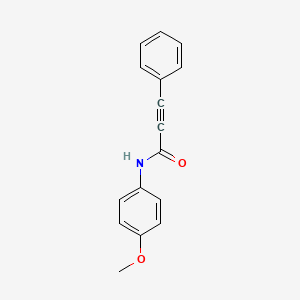 molecular formula C16H13NO2 B5424057 N-(4-methoxyphenyl)-3-phenylprop-2-ynamide 