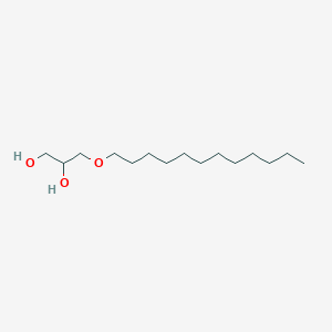 molecular formula C15H32O3 B054242 3-十二烷氧基丙烷-1,2-二醇 CAS No. 1561-07-5