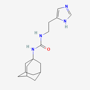 molecular formula C16H24N4O B5424425 N-1-adamantyl-N'-[2-(1H-imidazol-4-yl)ethyl]urea 