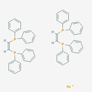 molecular formula C52H44AuP4+ B054251 AU(Bdpe)2 CAS No. 116449-44-6