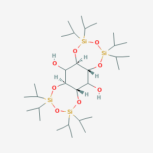 molecular formula C30H64O8Si4 B054252 1,6:3,4-Di-O-(tetraisopropyl-1,3-disiloxanediyl)-myo-inositol CAS No. 123270-13-3