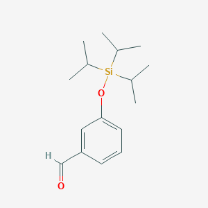 molecular formula C16H26O2Si B054257 3-(Triisopropylsiloxy)benzaldehyde CAS No. 817166-73-7