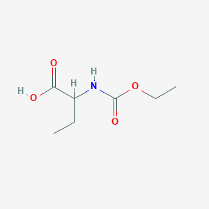 molecular formula C7H13NO4 B054258 2-(Ethoxycarbonylamino)butanoic acid CAS No. 121428-73-7