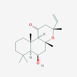 (3R,4aR,6R,6aS,10aS,10bR)-3-ethenyl-6-hydroxy-3,4a,7,7,10a-pentamethyl-2,5,6,6a,8,9,10,10b-octahydrobenzo[f]chromen-1-one
