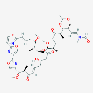 molecular formula C47H64N4O14 B054262 Mycalolide A CAS No. 121038-36-6