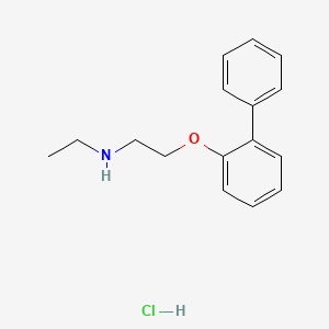 molecular formula C16H20ClNO B5426897 N-ethyl-2-(2-phenylphenoxy)ethanamine;hydrochloride 