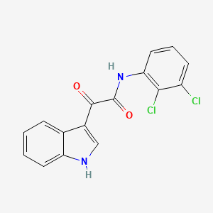 molecular formula C16H10Cl2N2O2 B5427024 N-(2,3-dichlorophenyl)-2-(1H-indol-3-yl)-2-oxoacetamide 