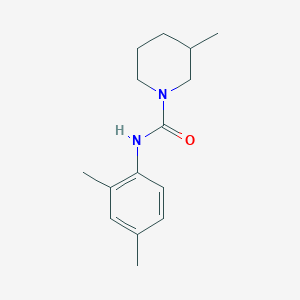 molecular formula C15H22N2O B5427219 N-(2,4-dimethylphenyl)-3-methylpiperidine-1-carboxamide 