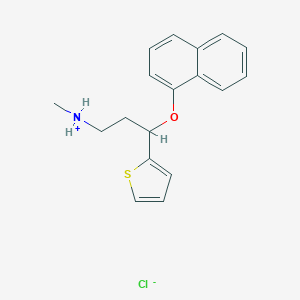molecular formula C18H20ClNOS B054274 (RS)-度洛西汀盐酸盐 CAS No. 116817-11-9