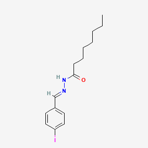 molecular formula C15H21IN2O B5427972 N'-(4-iodobenzylidene)octanohydrazide 