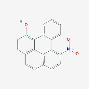 molecular formula C20H11NO3 B054281 8-Hydroxy-1-nitrobenzo(e)pyrene CAS No. 115664-51-2