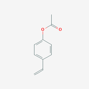 molecular formula C10H10O2 B054282 4-乙酰氧基苯乙烯 CAS No. 2628-16-2