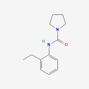 molecular formula C13H18N2O B5428543 N-(2-ethylphenyl)pyrrolidine-1-carboxamide 