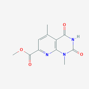 molecular formula C11H11N3O4 B5428628 Methyl 1,5-dimethyl-2,4-dioxo-1H,2H,3H,4H-pyrido[2,3-D]pyrimidine-7-carboxylate 