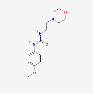 molecular formula C15H23N3O3 B5428738 N-(4-ethoxyphenyl)-N'-(2-morpholin-4-ylethyl)urea 