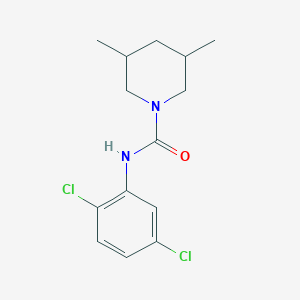 molecular formula C14H18Cl2N2O B5428957 N-(2,5-dichlorophenyl)-3,5-dimethylpiperidine-1-carboxamide 
