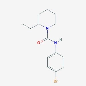 molecular formula C14H19BrN2O B5429383 N-(4-bromophenyl)-2-ethylpiperidine-1-carboxamide 