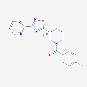 molecular formula C19H17FN4O2 B543077 S-Fpopm 