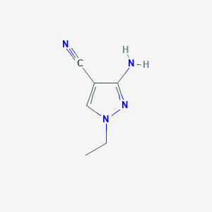 3-amino-1-ethyl-1H-pyrazole-4-carbonitrile