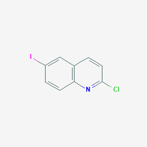molecular formula C9H5ClIN B054314 2-Chloro-6-iodoquinoline CAS No. 124467-20-5