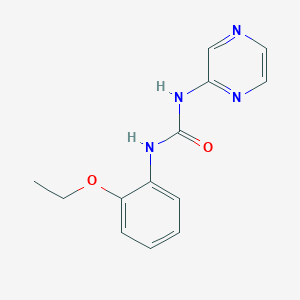 molecular formula C13H14N4O2 B5431664 N-(2-ethoxyphenyl)-N'-2-pyrazinylurea 
