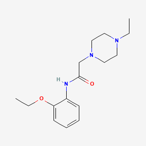 molecular formula C16H25N3O2 B5431706 N-(2-ethoxyphenyl)-2-(4-ethylpiperazin-1-yl)acetamide 