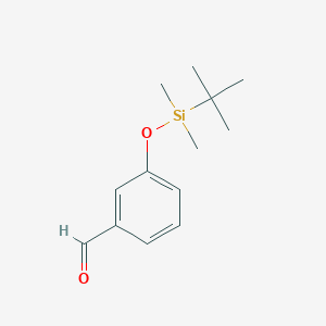 molecular formula C13H20O2Si B054319 3-(t-Butyldimethylsilyloxy)benzaldehyde CAS No. 96013-95-5