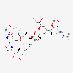 molecular formula C52H74N4O17 B054328 Mycalolide-B CAS No. 122752-21-0