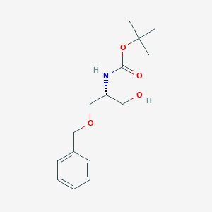 molecular formula C15H23NO4 B054330 (R)-(+)-3-Benzyloxy-2-(Boc-amino)-1-propanol CAS No. 120349-75-9